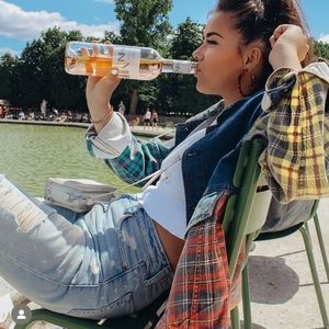 Urban Outfitters Flannel Denim Jacket